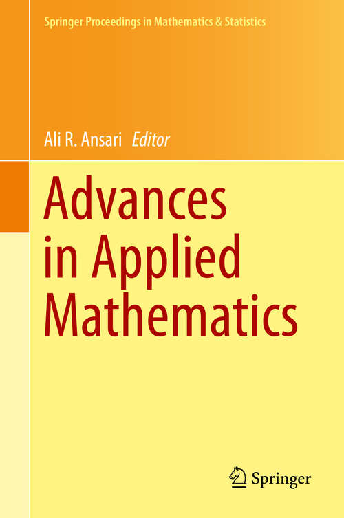 Book cover of Advances in Applied Mathematics (2014) (Springer Proceedings in Mathematics & Statistics #87)