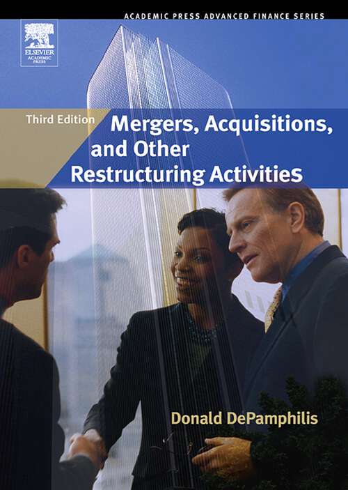 Book cover of Mergers, Acquisitions, and Other Restructuring Activities (3) (Academic Press Advanced Finance)