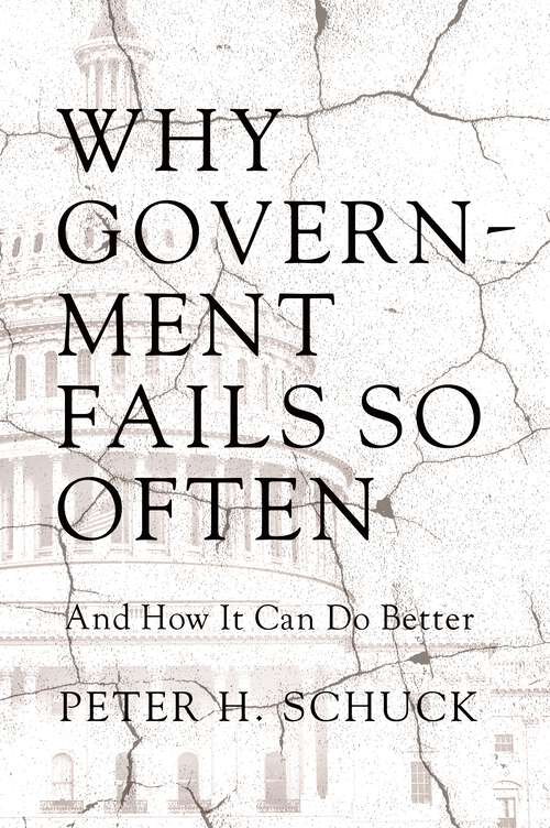 Book cover of Why Government Fails So Often: And How It Can Do Better