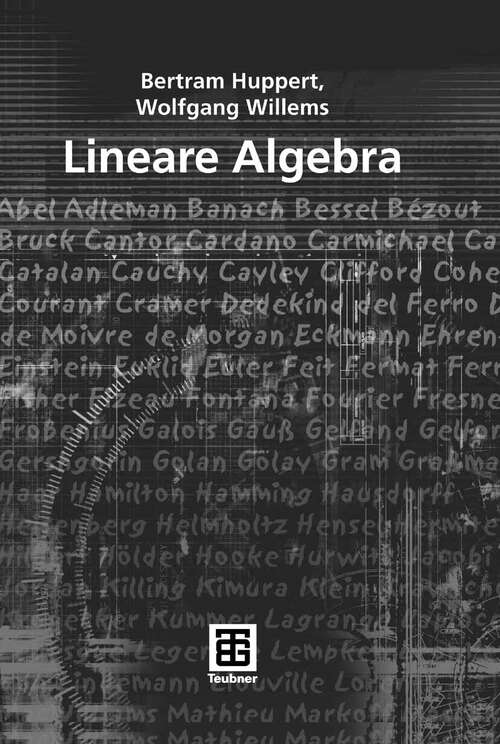 Book cover of Lineare Algebra (2006)