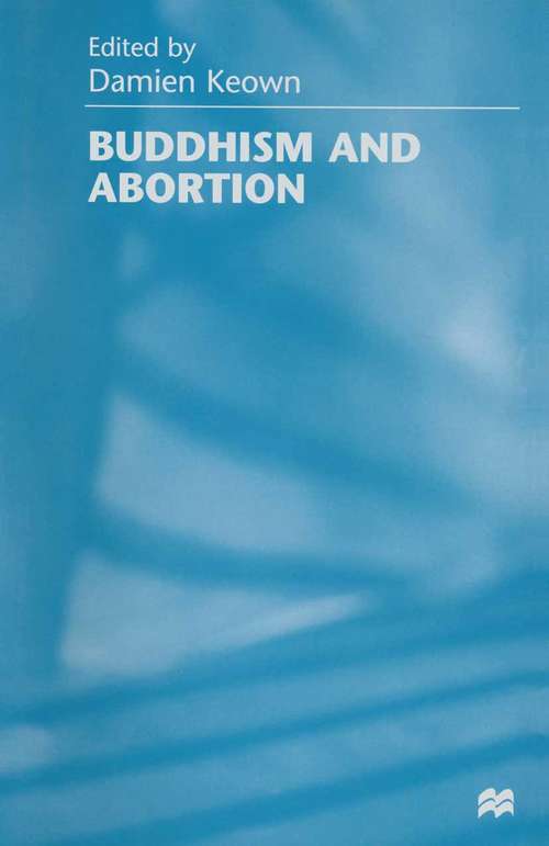 Book cover of Buddhism and Abortion (1st ed. 1998)