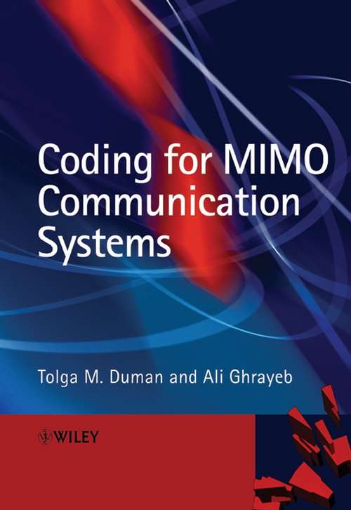 Book cover of Coding for MIMO Communication Systems