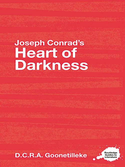 Book cover of Joseph Conrad's Heart of Darkness: A Routledge Study Guide (Routledge Guides to Literature)