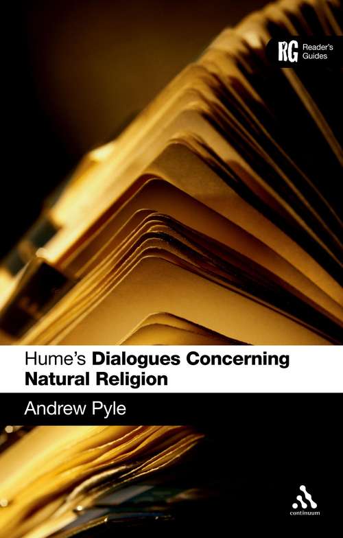 Book cover of Hume's 'Dialogues Concerning Natural Religion': A Reader's Guide (Reader's Guides)