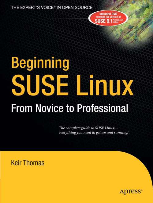 Book cover of Beginning SUSE Linux: From Novice to Professional (1st ed.)