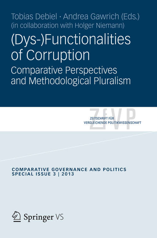 Book cover of **Missing**: Comparative Perspectives and Methodological Pluralism. (2014) (Zeitschrift für Vergleichende Politikwissenschaft – Sonderhefte)