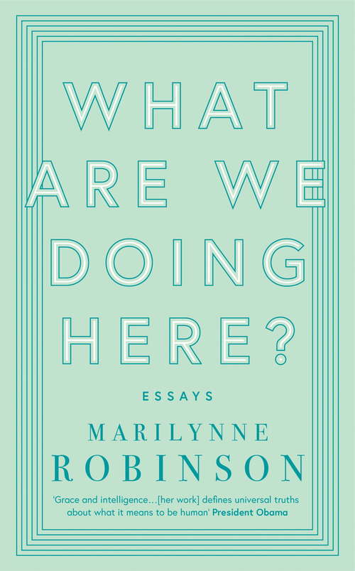 Book cover of What are We Doing Here?