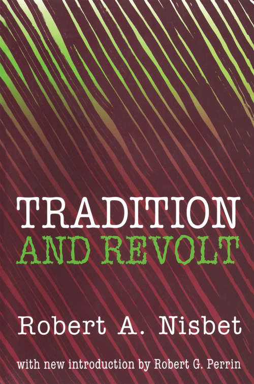 Book cover of Tradition and Revolt