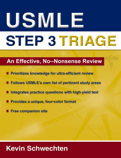 Book cover of USMLE Step 3 Triage: An Effective, No-nonsense Review