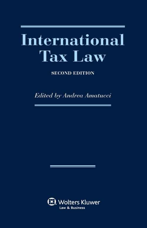 Book cover of International Tax Law (2)