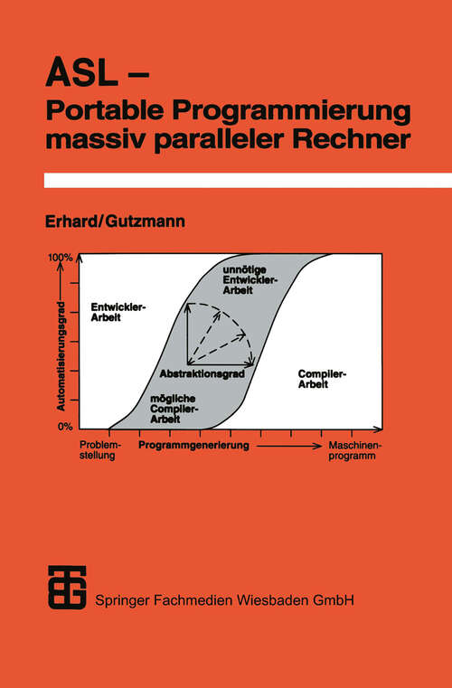 Book cover of ASL — Portable Programmierung massiv paralleler Rechner (1995)