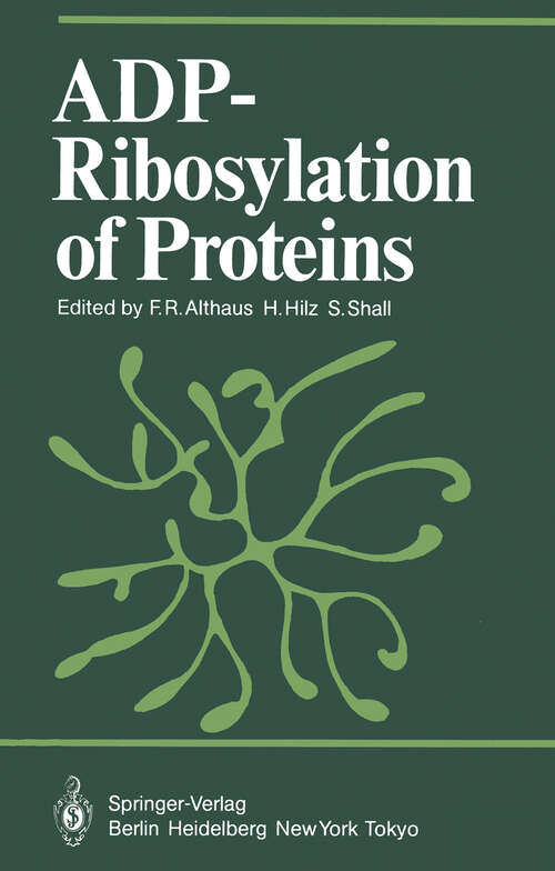 Book cover of ADP-Ribosylation of Proteins (1985) (Proceedings in Life Sciences)