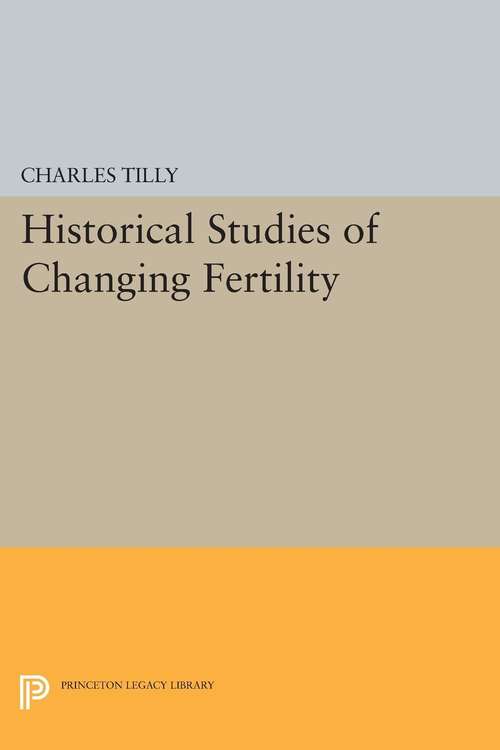 Book cover of Historical Studies of Changing Fertility