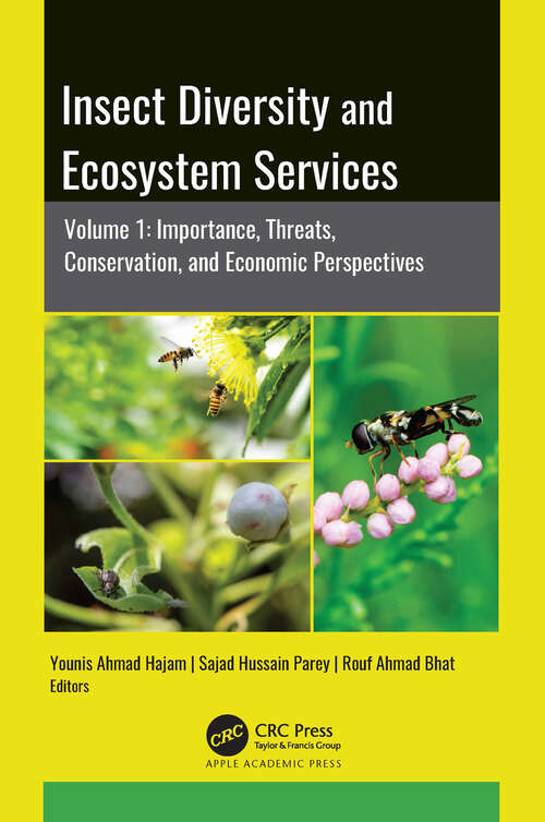 Book cover of Insect Diversity and Ecosystem Services: Volume 1: Importance, Threats, Conservation, and Economic Perspectives