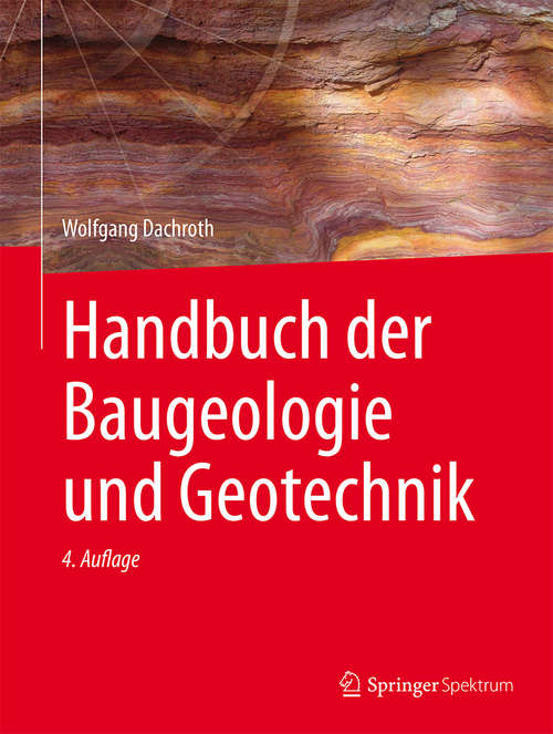 Book cover of Handbuch der Baugeologie und Geotechnik