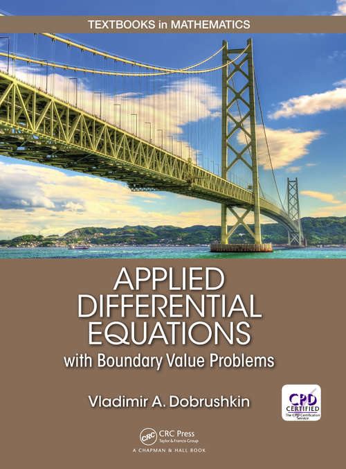 Book cover of Applied Differential Equations with Boundary Value Problems (Textbooks in Mathematics)
