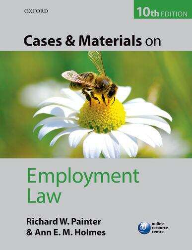 Book cover of Cases And Materials On Employment Law (10)