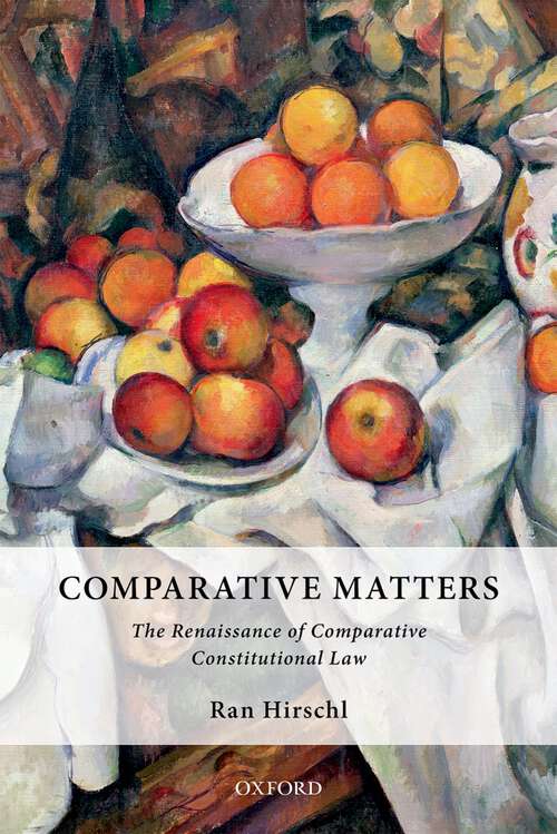 Book cover of Comparative Matters: The Renaissance of Comparative Constitutional Law