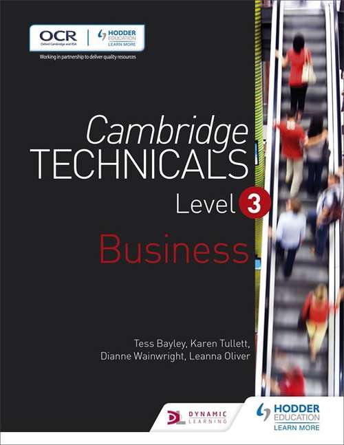 Book cover of Cambridge Technicals Level 3 Business (PDF)