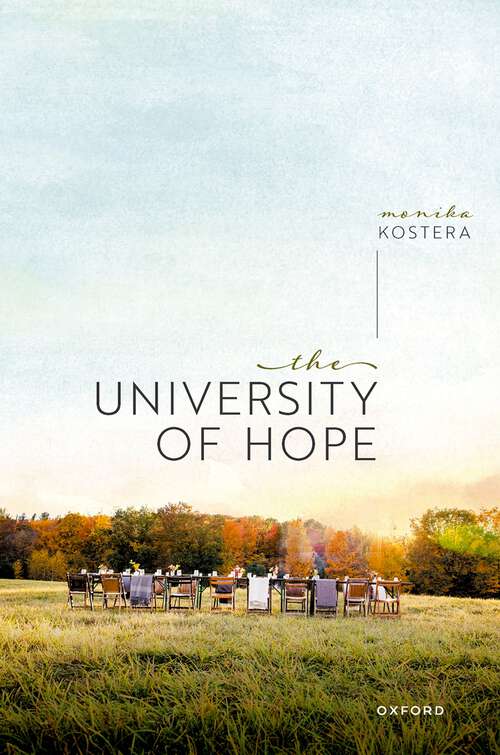 Book cover of The University of Hope