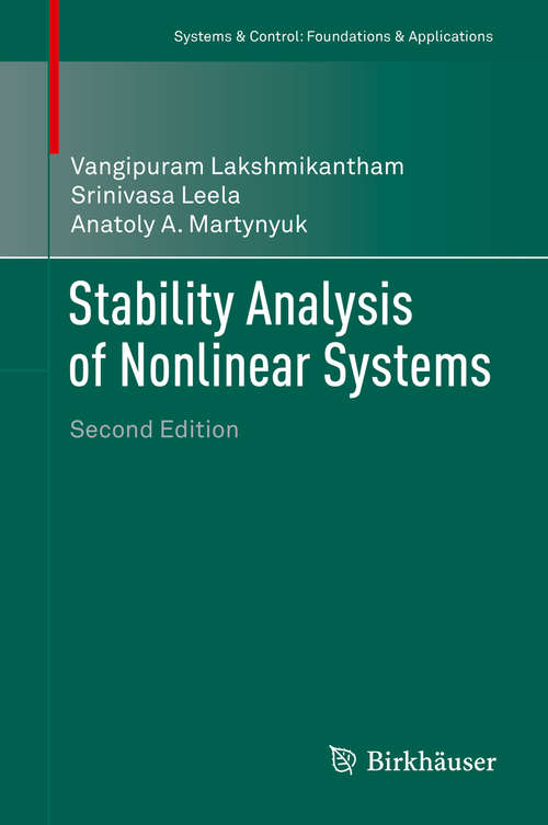 Book cover of Stability Analysis of Nonlinear Systems (2nd ed. 2015) (Systems & Control: Foundations & Applications)