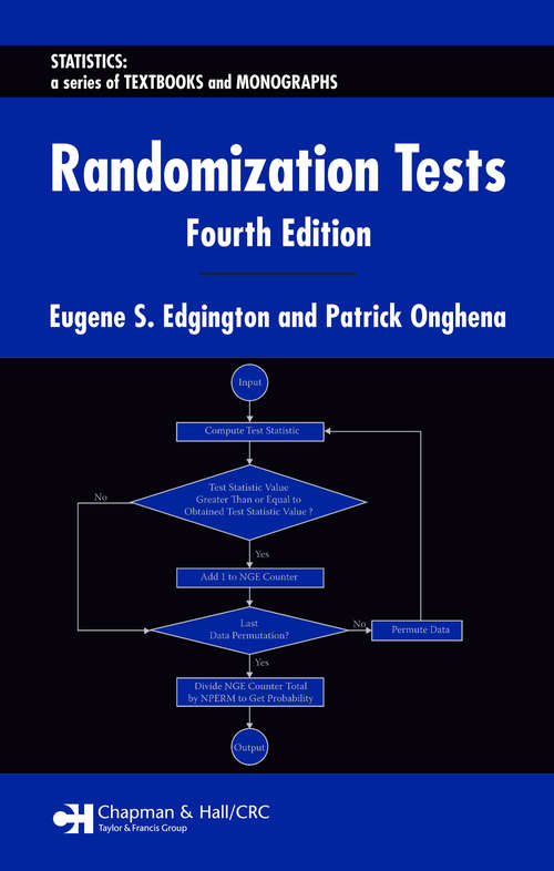 Book cover of Randomization Tests (Statistics: Textbooks and Monographs)