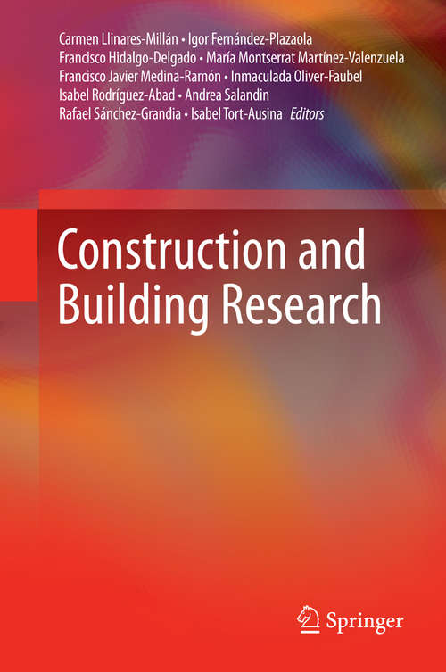 Book cover of Construction and Building Research (2014)