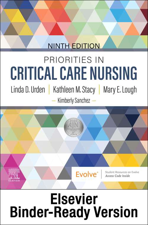 Book cover of Priorities in Critical Care Nursing - E-Book (9)