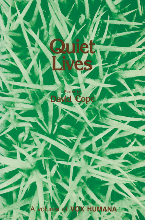 Book cover of Quiet Lives (1983) (Vox Humana)