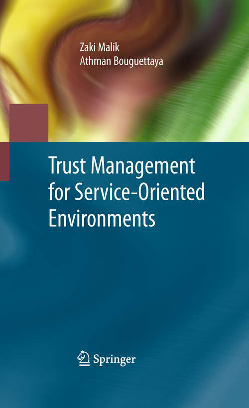 Book cover of Trust Management for Service-Oriented Environments (2009)