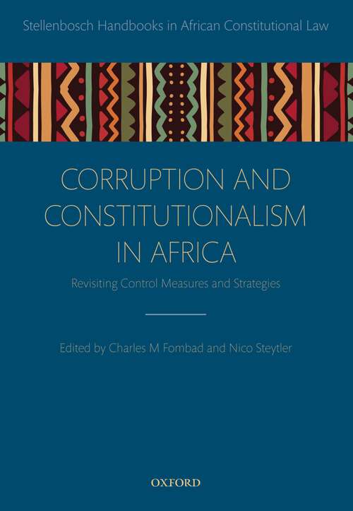 Book cover of Corruption and Constitutionalism in Africa (Stellenbosch Handbooks in African Constitutional Law)