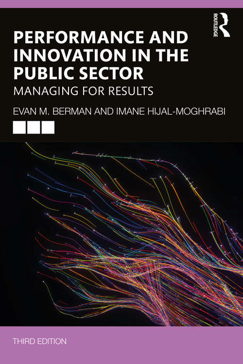 Book cover of Performance and Innovation in the Public Sector: Managing for Results (3)