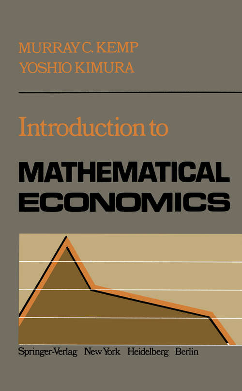 Book cover of Introduction to Mathematical Economics (1978)