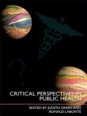 Book cover of Critical Perspectives In Public Health (PDF)