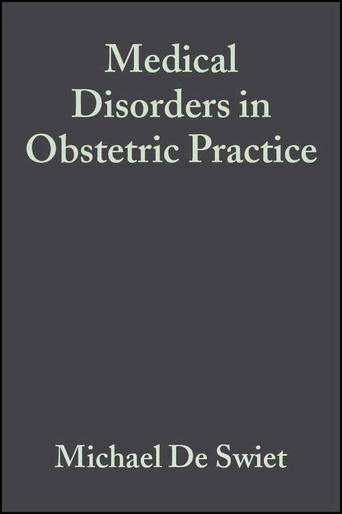 Book cover of Medical Disorders in Obstetric Practice (4)