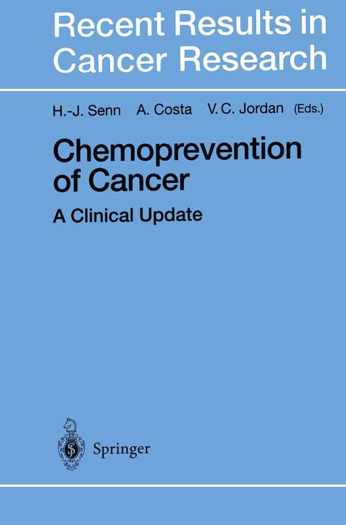 Book cover of Chemoprevention of Cancer: A Clinical Update (1999) (Recent Results in Cancer Research #151)