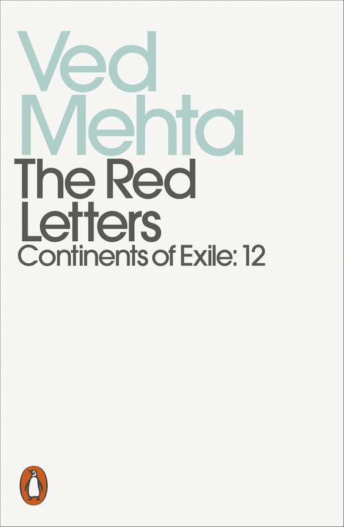 Book cover of The Red Letters: Continents of Exile: 12 (Nation Bks.)