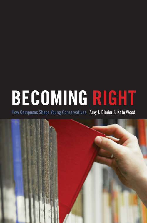 Book cover of Becoming Right: How Campuses Shape Young Conservatives (PDF)