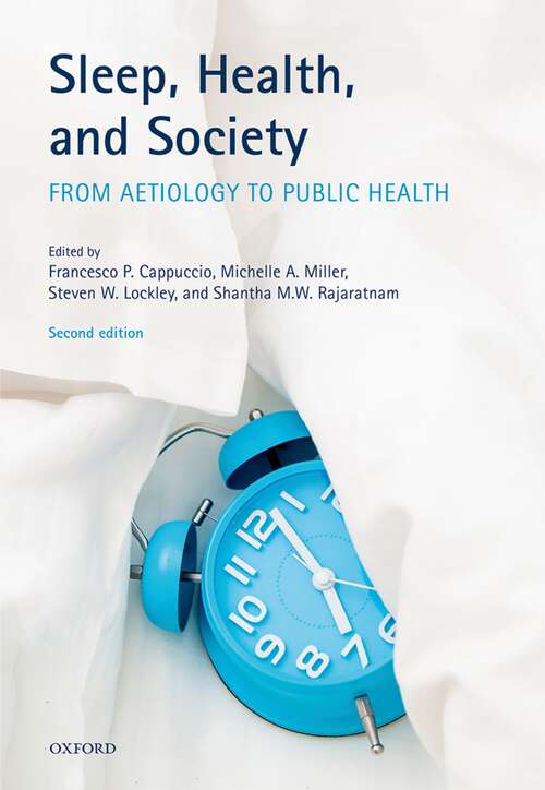 Book cover of Sleep, Health, and Society: From Aetiology to Public Health