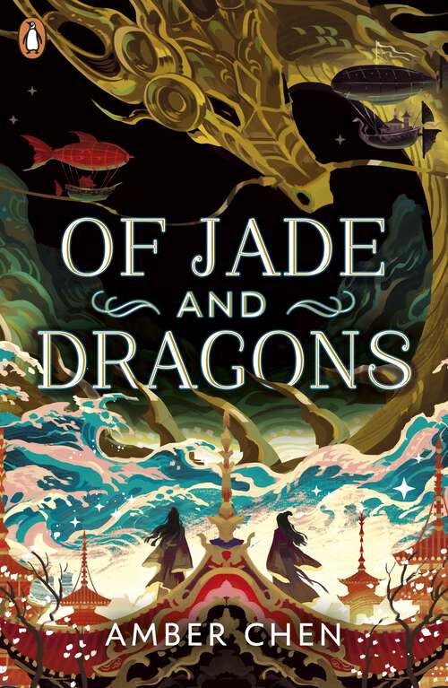 Book cover of Of Jade and Dragons (Fall of the Dragon #1)