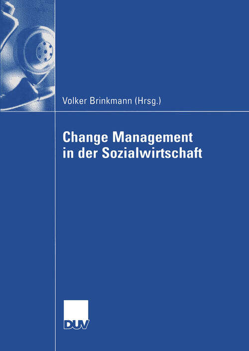 Book cover of Change Management in der Sozialwirtschaft (2005) (Wirtschaftswissenschaften)