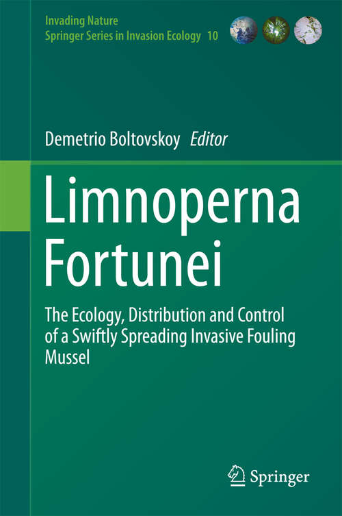 Book cover of Limnoperna Fortunei: The Ecology, Distribution and Control of a Swiftly Spreading Invasive Fouling Mussel (2015) (Invading Nature - Springer Series in Invasion Ecology #10)