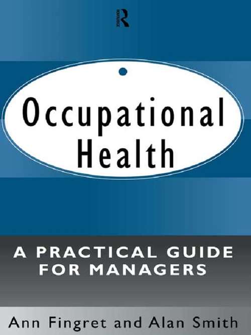 Book cover of Occupational Health: A Practical Guide for Managers