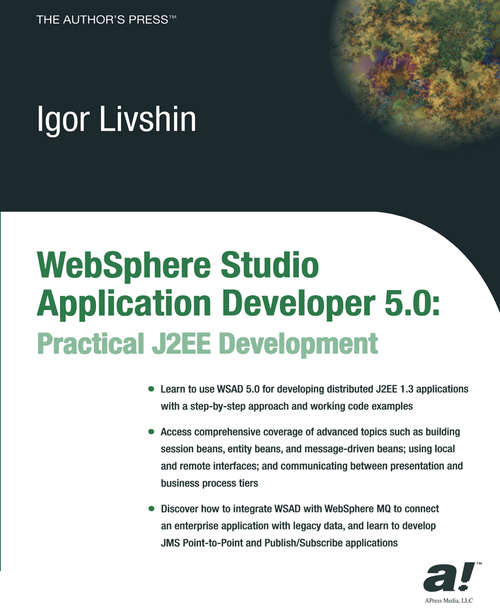 Book cover of WebSphere Studio Application Developer 5.0: Practical J2EE Development (1st ed.)