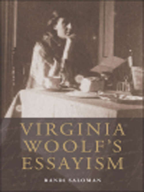 Book cover of Virginia Woolf's Essayism