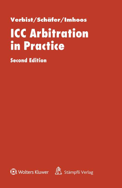 Book cover of ICC Arbitration in Practice (2)