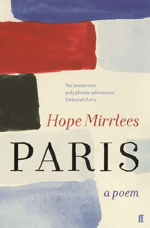 Book cover of Paris: A Poem (Main)