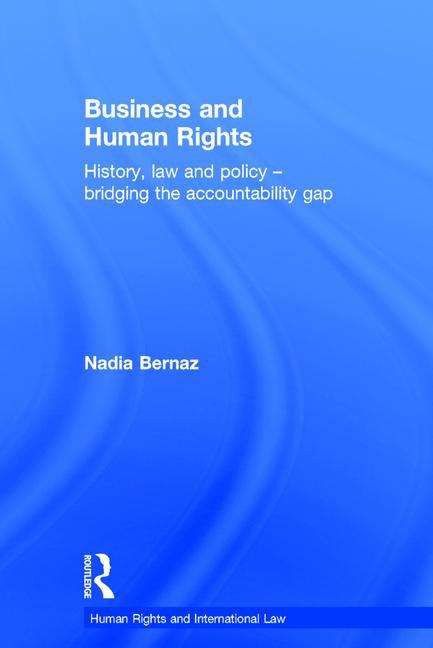 Book cover of Business and Human Rights: History, Law and Policy - Bridging the Accountability Gap (PDF)