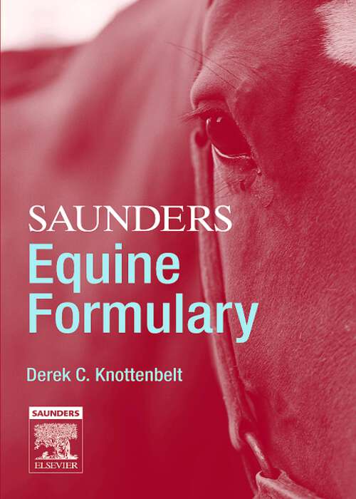 Book cover of Saunders Equine Formulary E-Book (2)