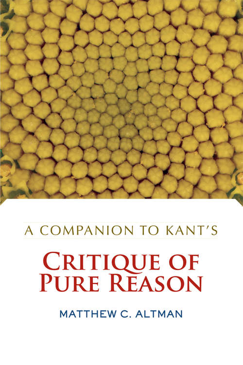 Book cover of A Companion to Kant's Critique of Pure Reason